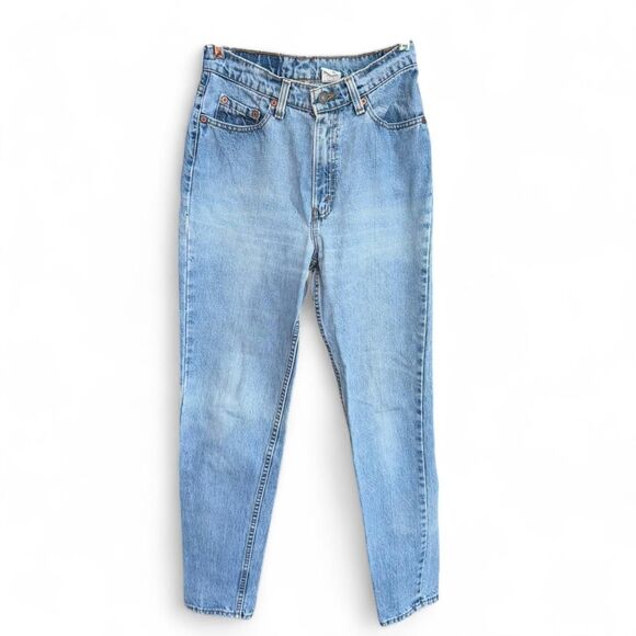 Light blue vintage Levi's 512 slim fit tapered leg jeans size 9M - Picture 1 of 6